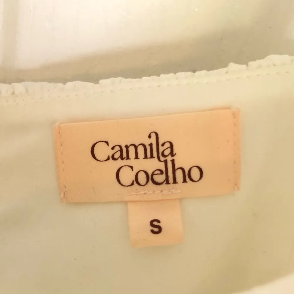 Camila Coelho Revolve Brittany White Ruffle Crop Top Size S - Image 6