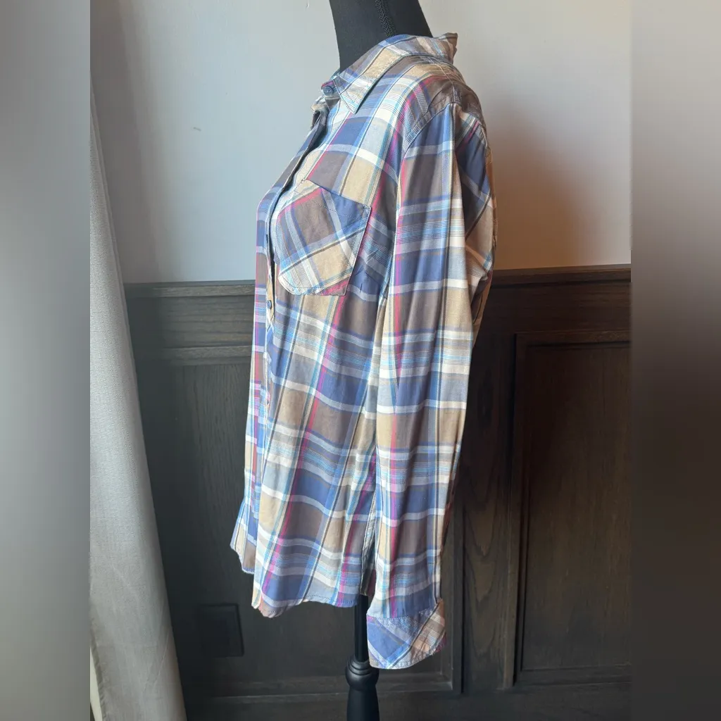 Bit & Bridle Multicolor Plaid Button Down Shirt - Image 2