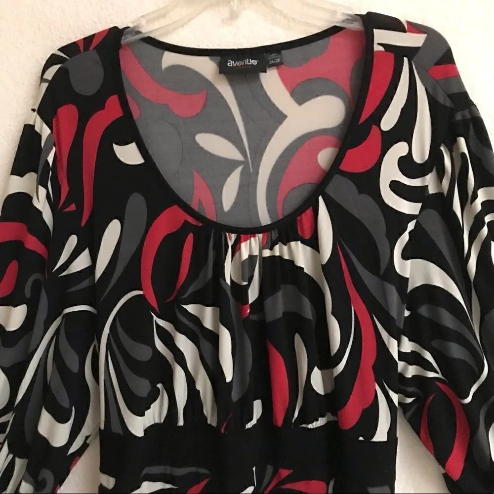 Avenue scoopneck tieback blouse 26/28 - Image 2