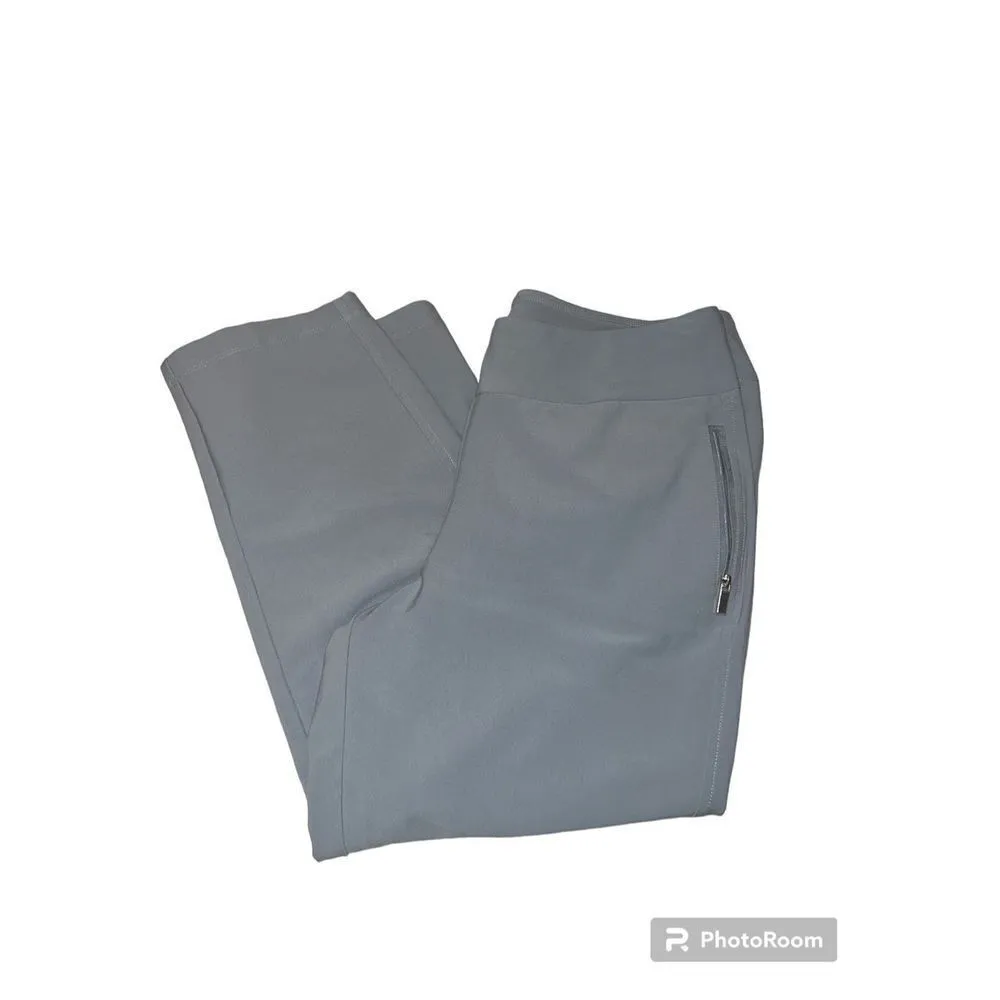 ✨PEBBLE BEACH
Coastal Collection: Solid Pull On Capri Sz 12 Pants✨ Gray - Image 3
