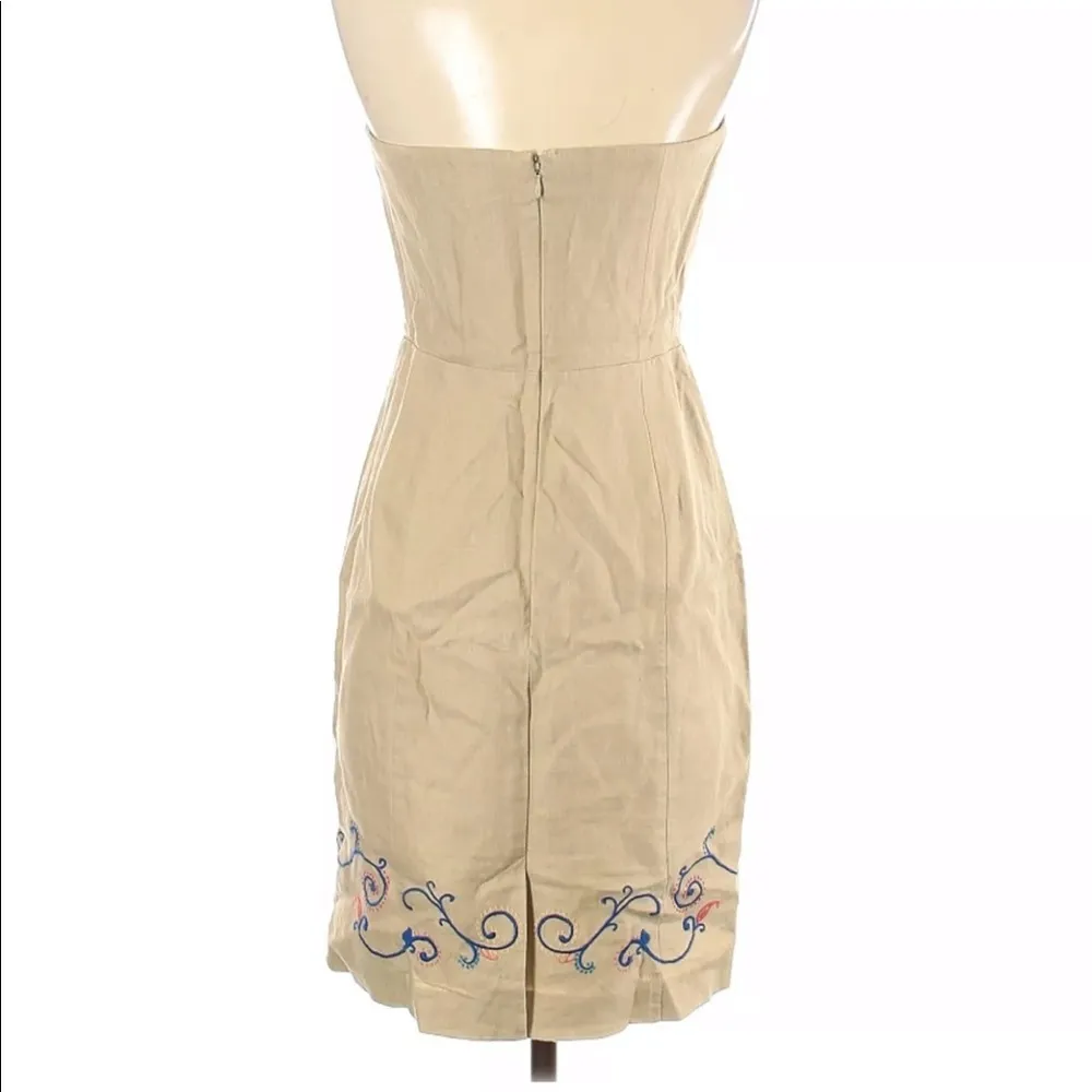 Banana Republic factory size 0 tan linen dress - Image 5