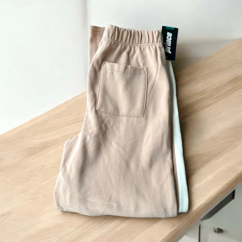 NWT Prince Break Point FLlcTrack Pant Small Dusty Pink, White Pink - Image 7