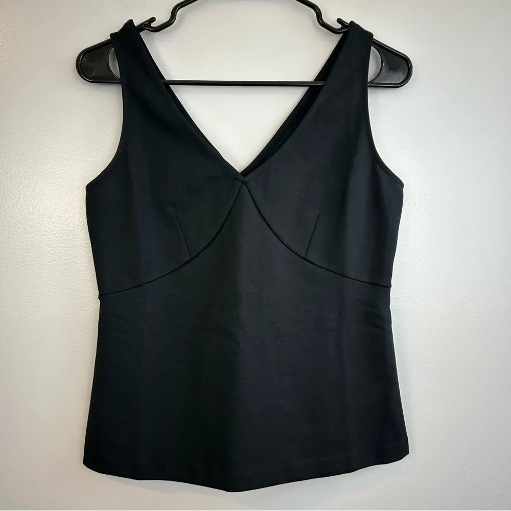 NWOT Everlane Black The Dream V-Neck Sleeveless Tank/Blouse Size Small - Image 2