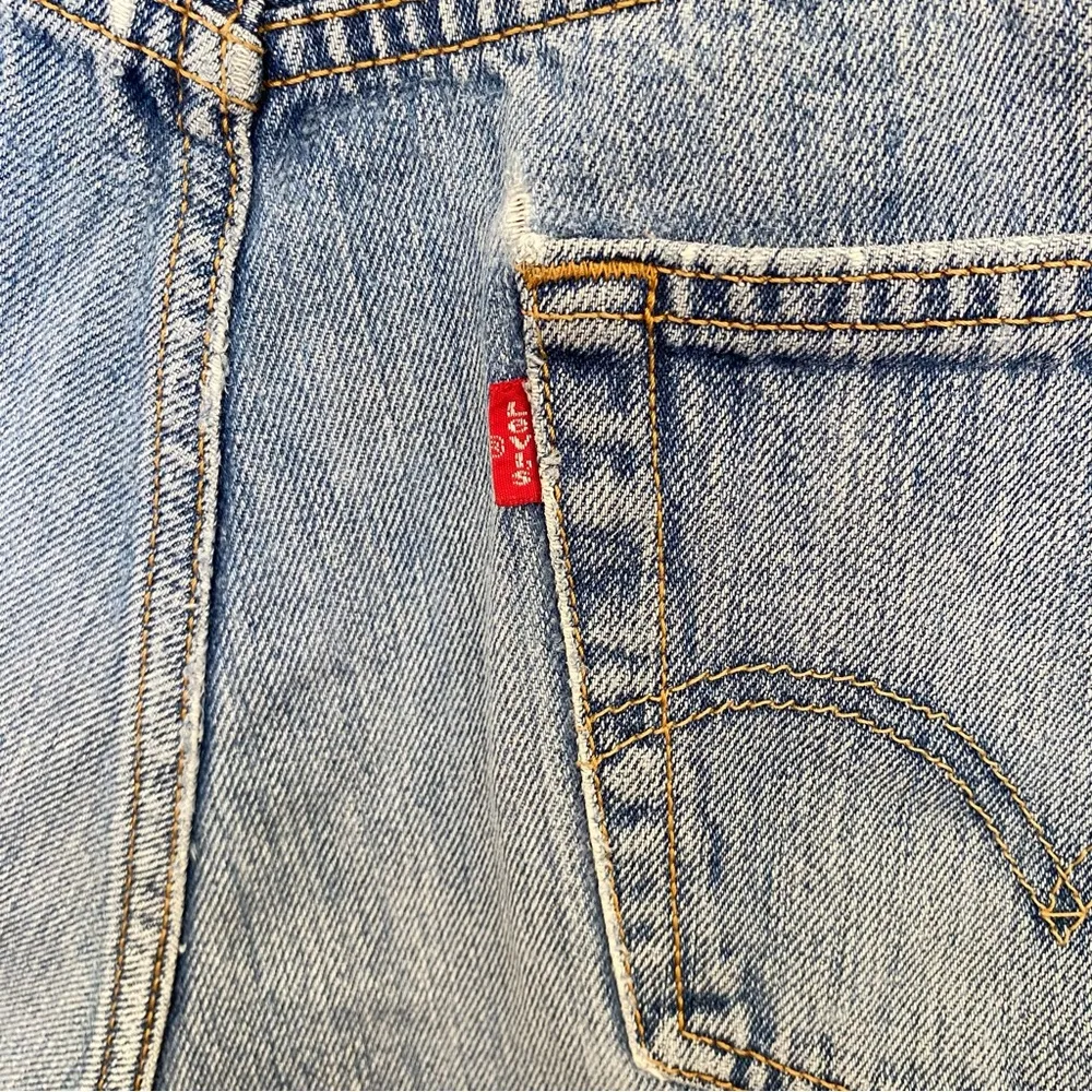 Vintage Levi’s 501 Denim Cut Off Shorts With Button Fly - Image 8