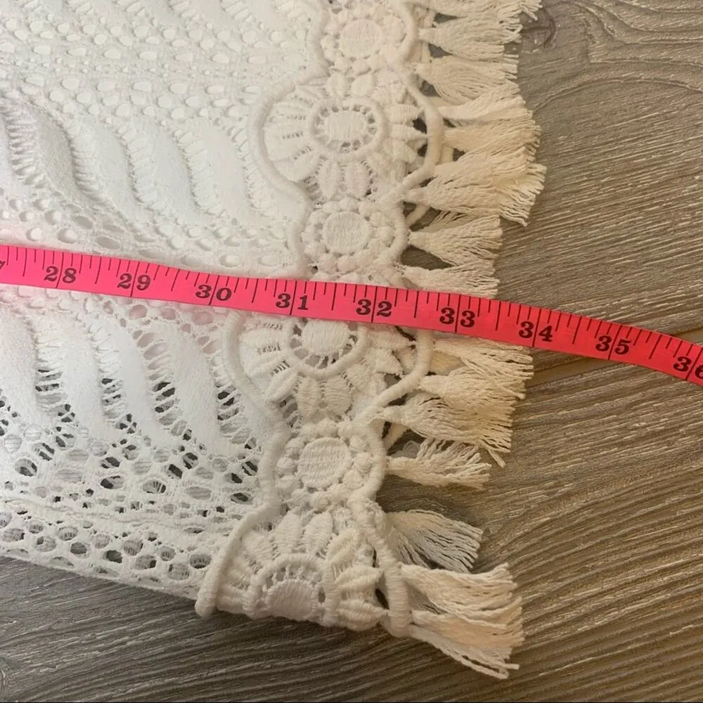 Lilly Pulitzer Seminole crochet lace dress white sz XS - Image 3