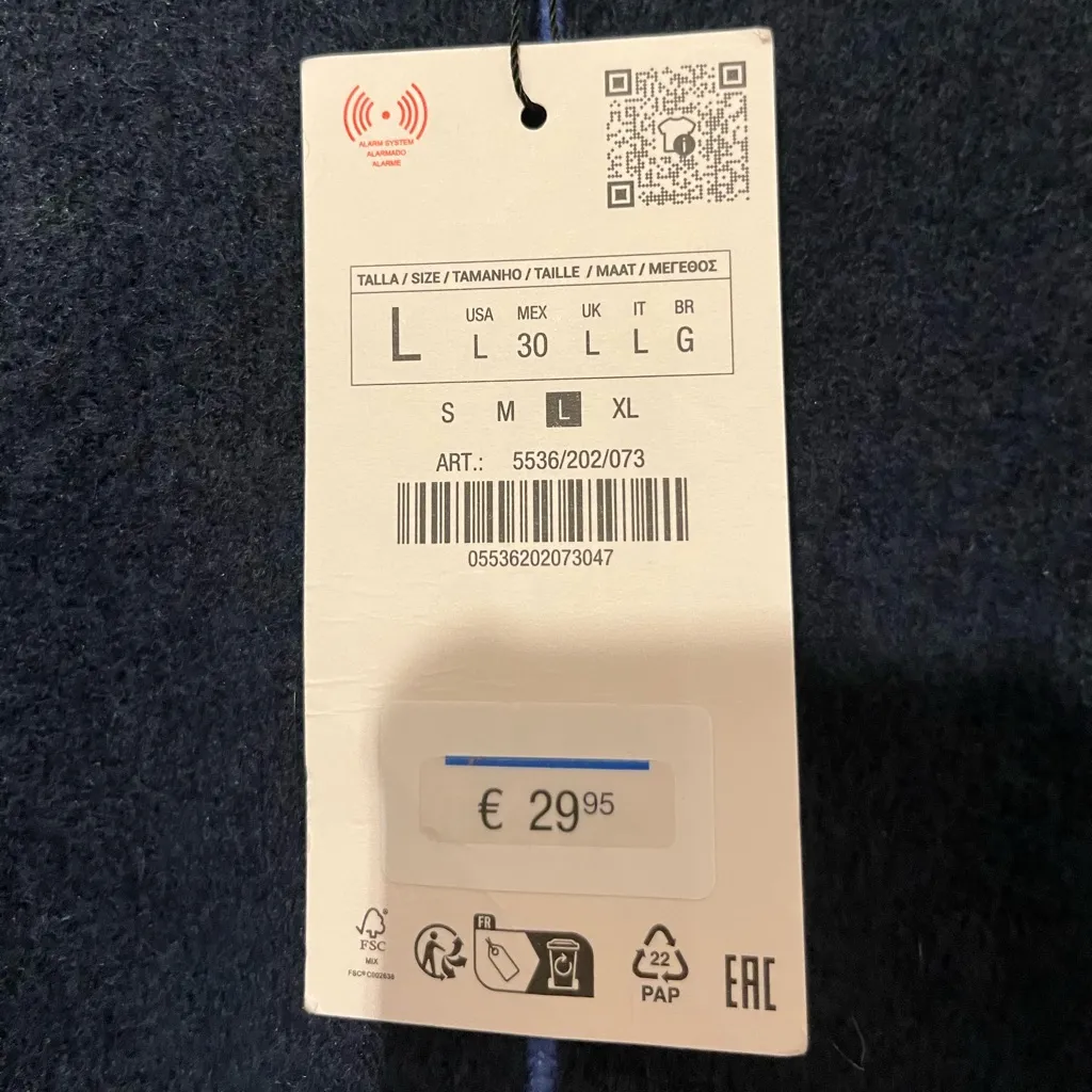 ZARA  Blue Sweater - Image 3