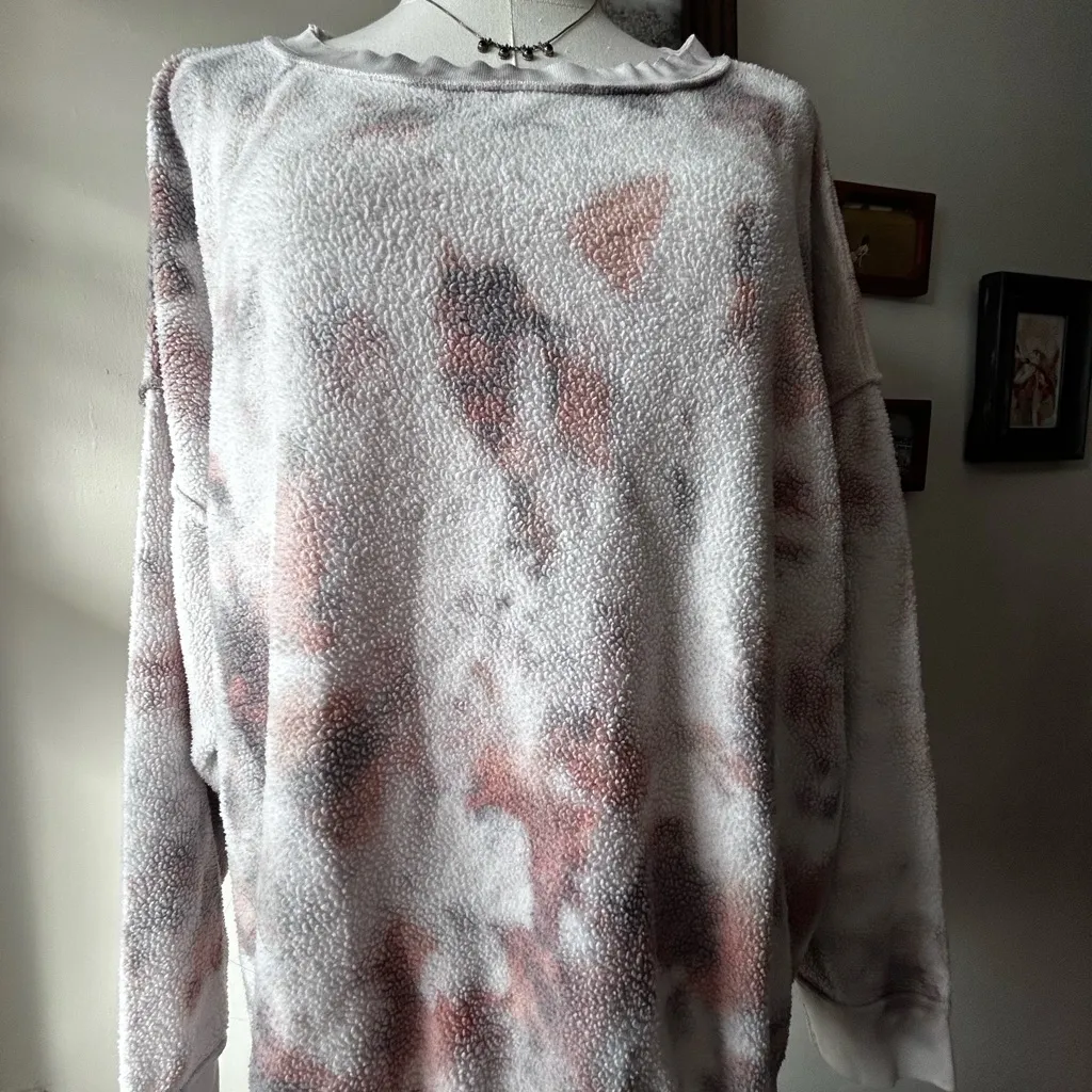 Free People Intimately Kelly Tie Dye Sweatshirt Small - Image 6