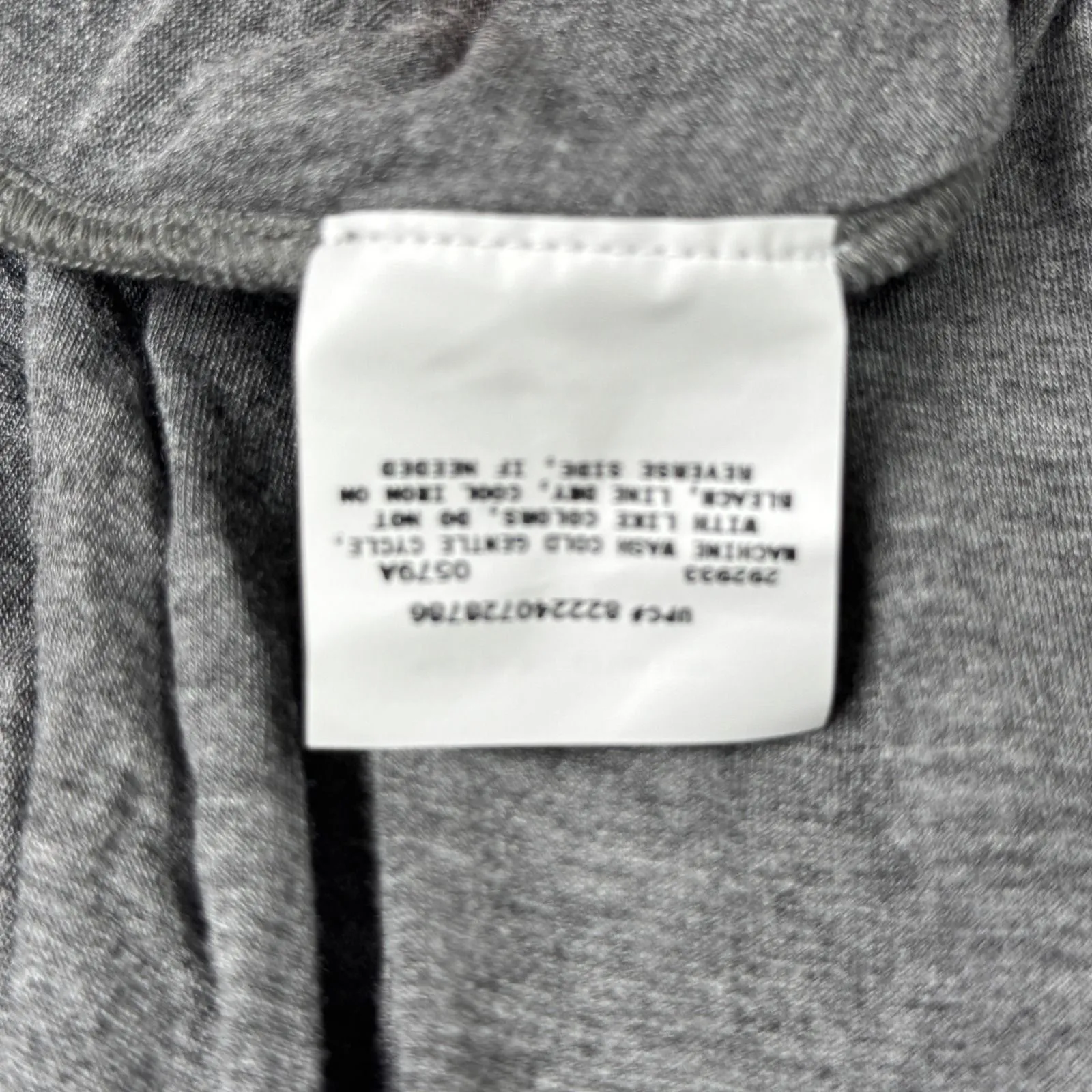 AB Studio Women's Gray‎ Tunic Top with Black Lace V-Neck - Size L - Image 7