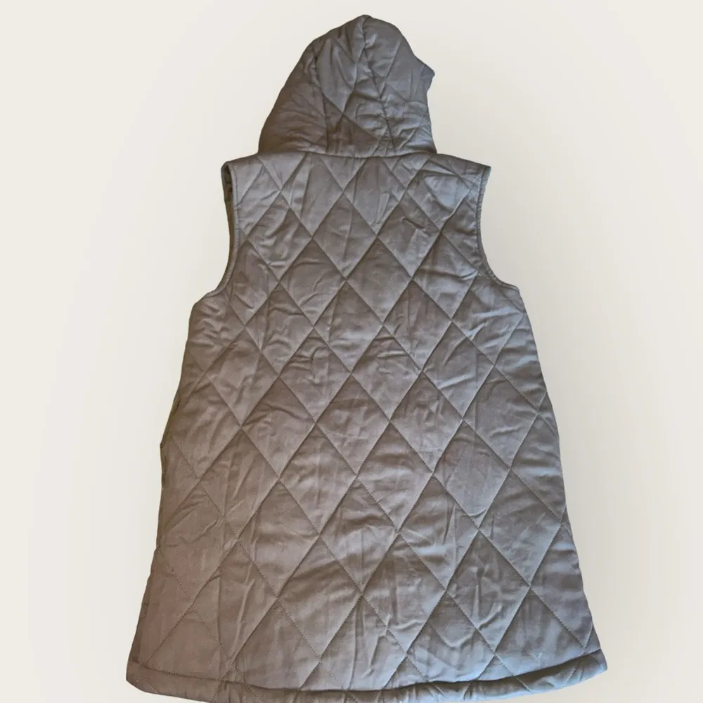 PROMESA New Heights Hooded Quilted Puffer Vest Olive. Size Small. - Image 2