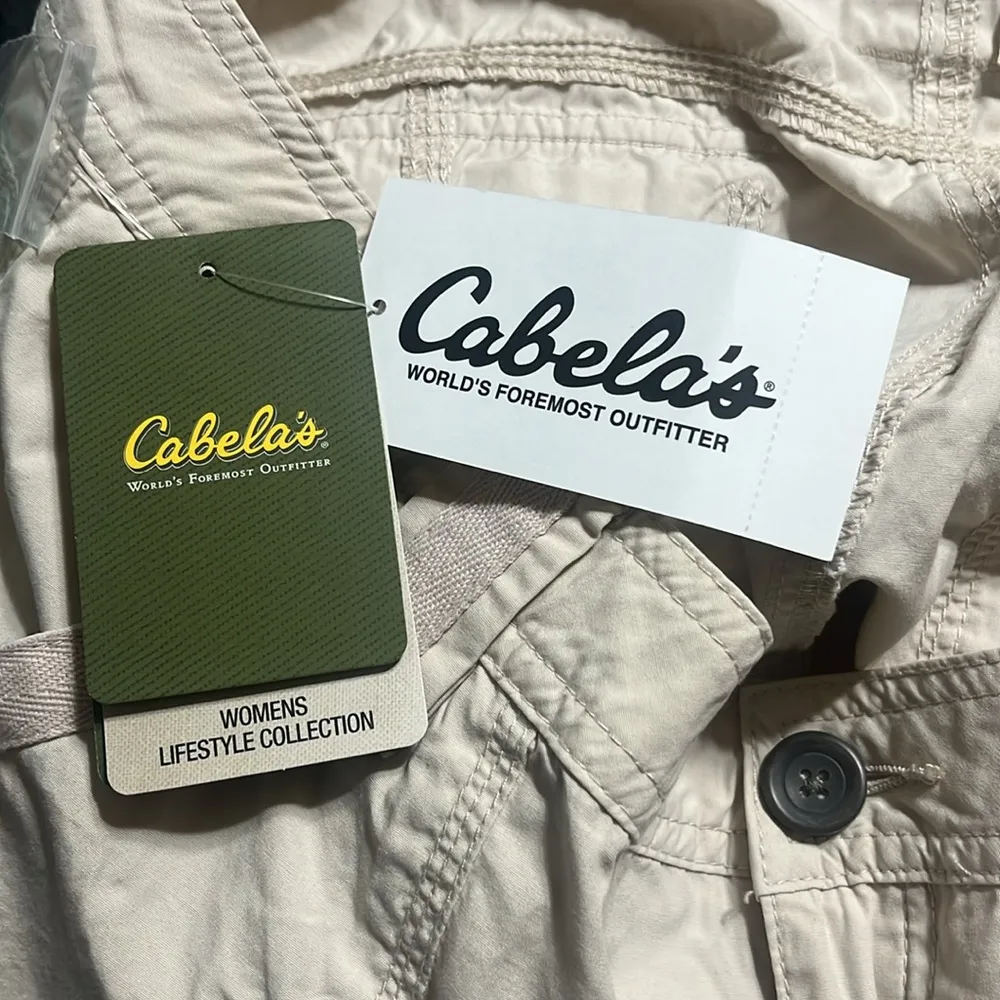 Cabela’s Cargo Pants Sz 16 Pockets Utility Outdoors 100% Cotton Closet Staple - Image 7