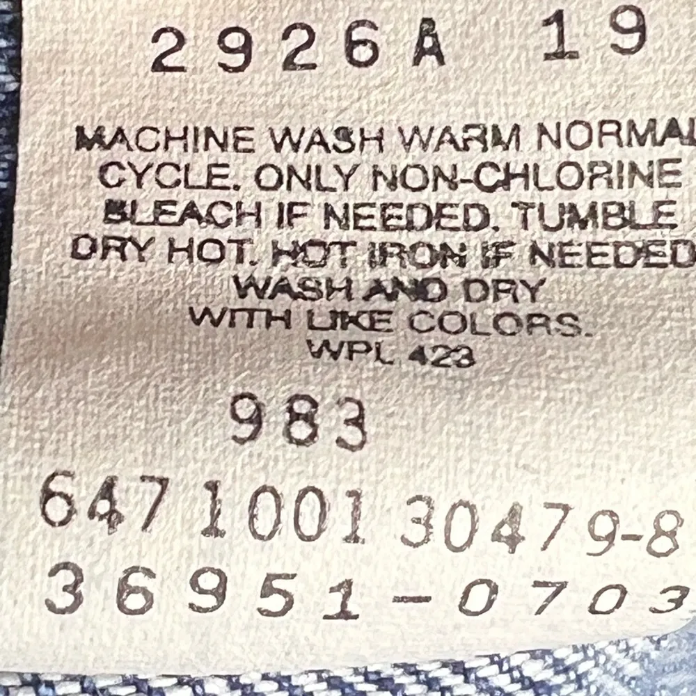 Vintage Levis Shorts Women's 16 Regular Red Tab Denim Mom Jeans Y2K 2000 - Image 8