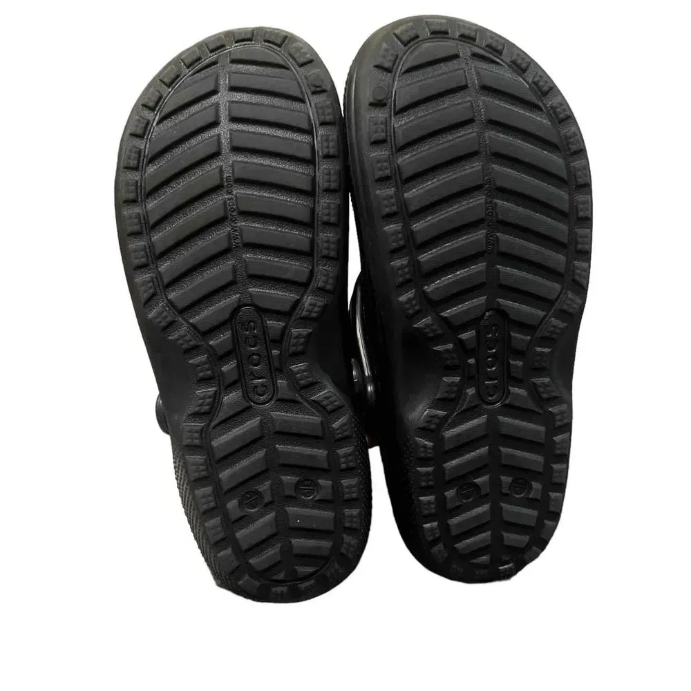 Crocs Closed-Toe Strap Fleece Lining‎ Clogs Size Men's 8 / Women's 10 - Image 6