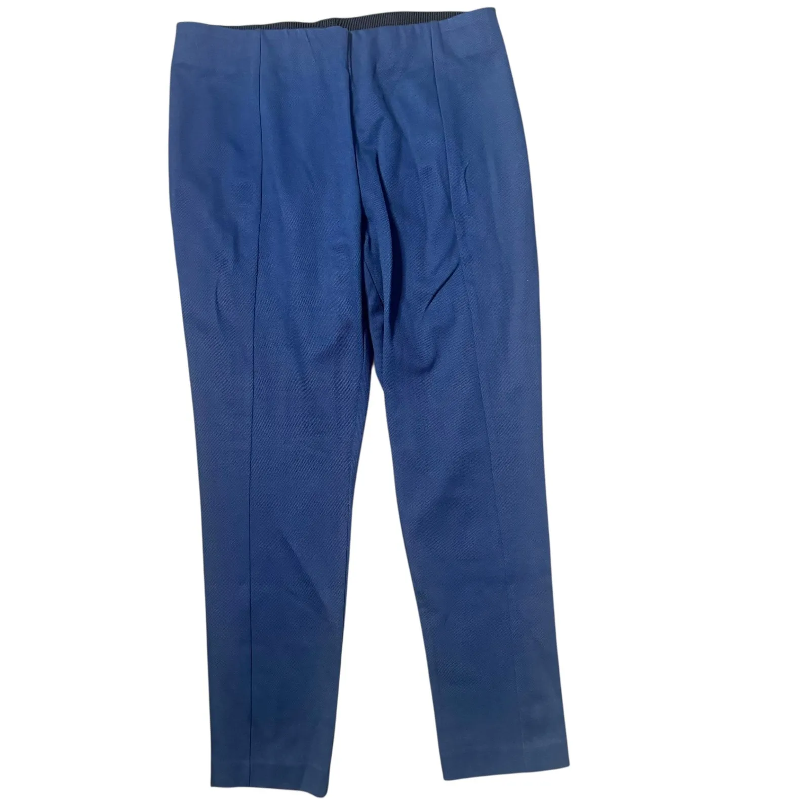 J Jason Wu Ponte Pants Pull On‎ Stretch Career Casual Blue Trousers Women 12P - Image 5