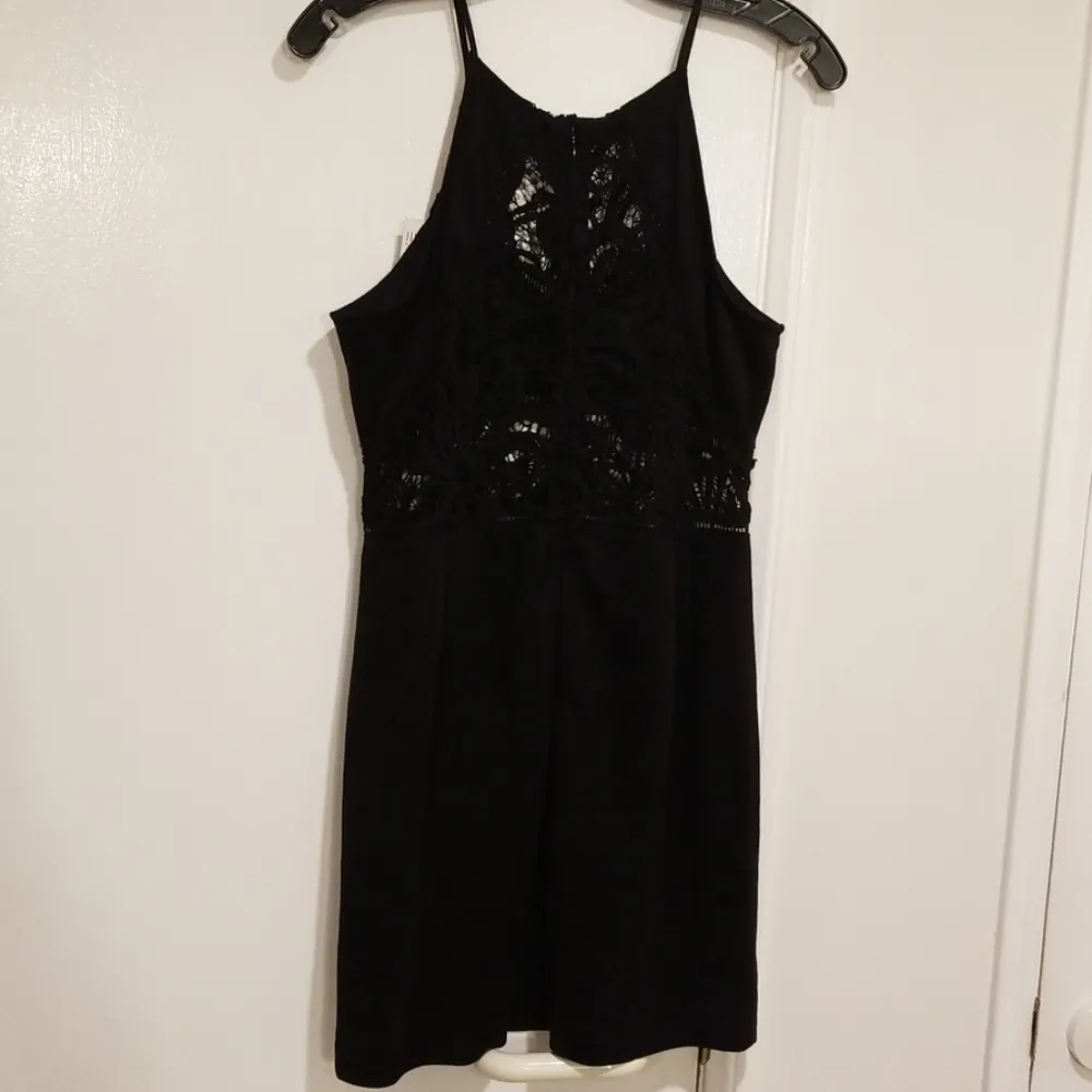 💕J.O.A.💕 Black Faux Suede Cutout Bodycon Dress - Image 8