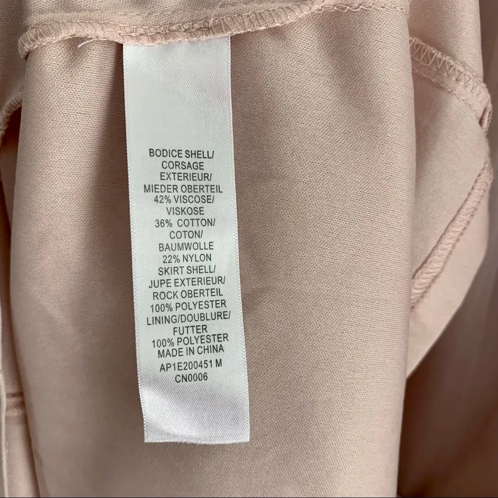 Adrianna Papell Pink Lace Chiffon Dress | Sz L/14 - Image 12