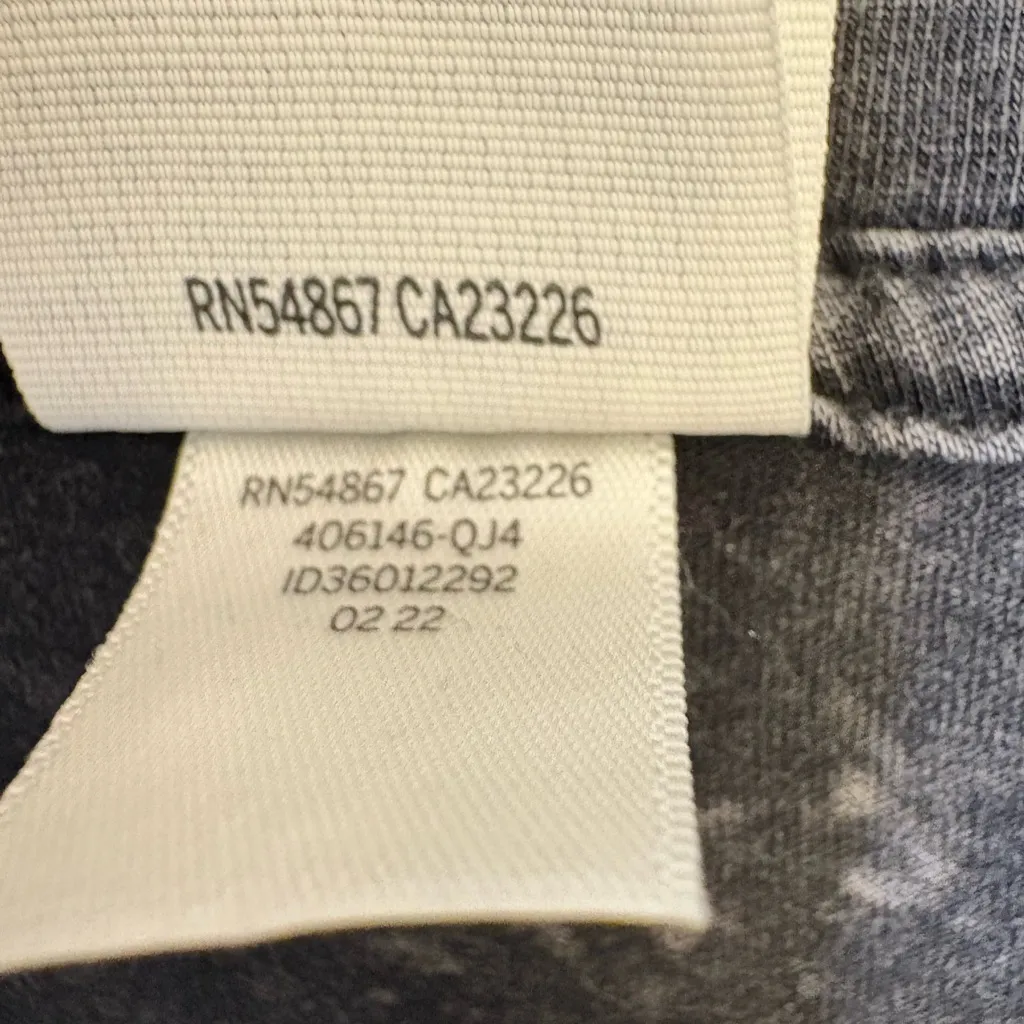 PINK Victoria’s Secret Ruched Mini Dress S – Black Acid Wash Y2K Streetwear - Image 6