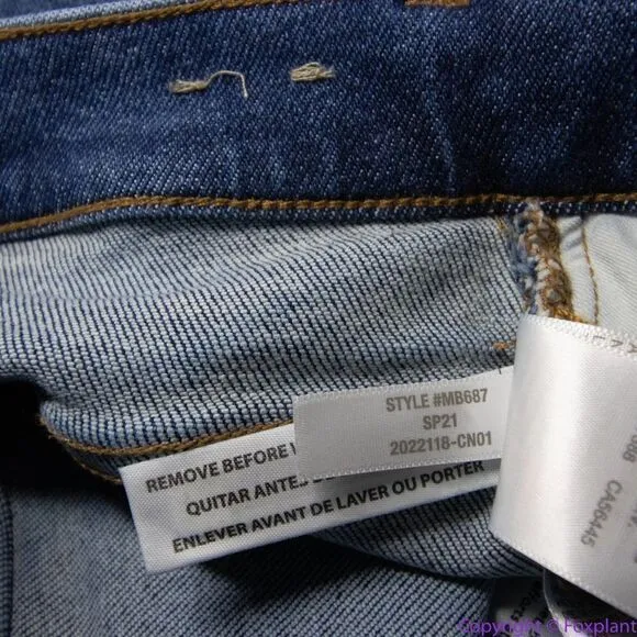 NEW Madewell The Perfect Vintage Jean‎ in Maplewood Wash, 25, MB687 - Image 14