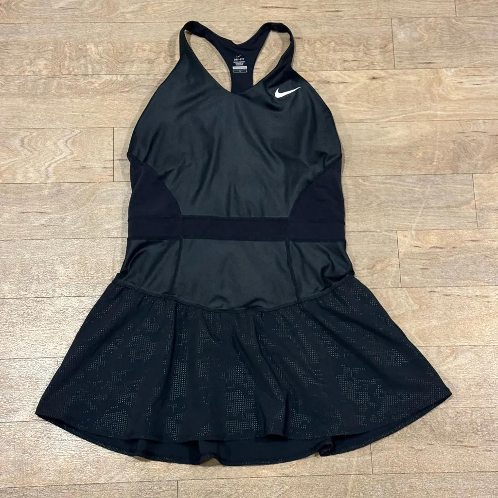 Nike Maria Sharapova Tennis Dress w/ Bra Size Large Black - Image 3