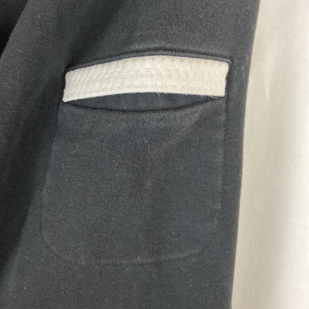 Ann Taylor  Black and White Zip Front Performance Jacket Size Large - Image 5