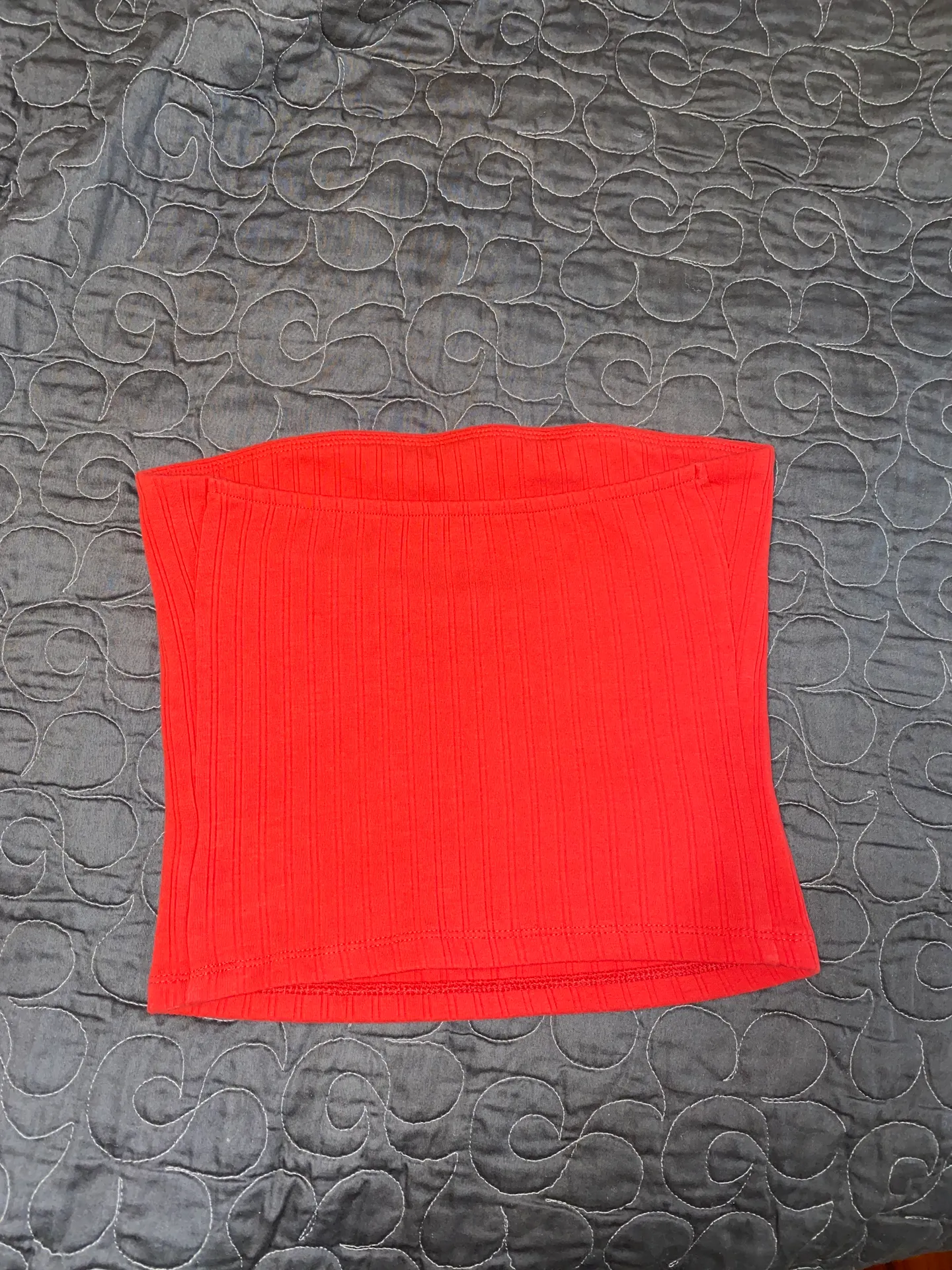 American Eagle Red Tube Top - Image 3