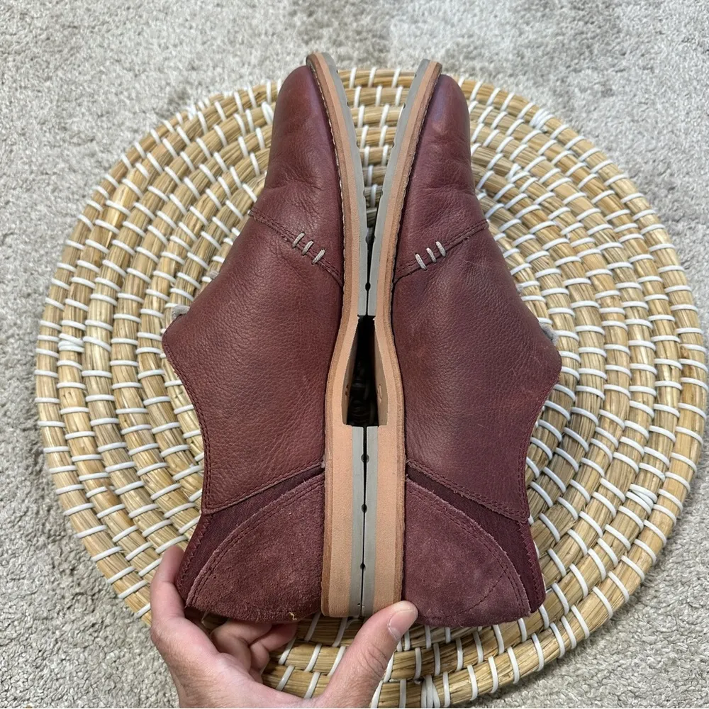 Ahnu Women’s Emery Leather Oxford Lace Up Shoes Comfortable in Red Size 7.5 - Image 7