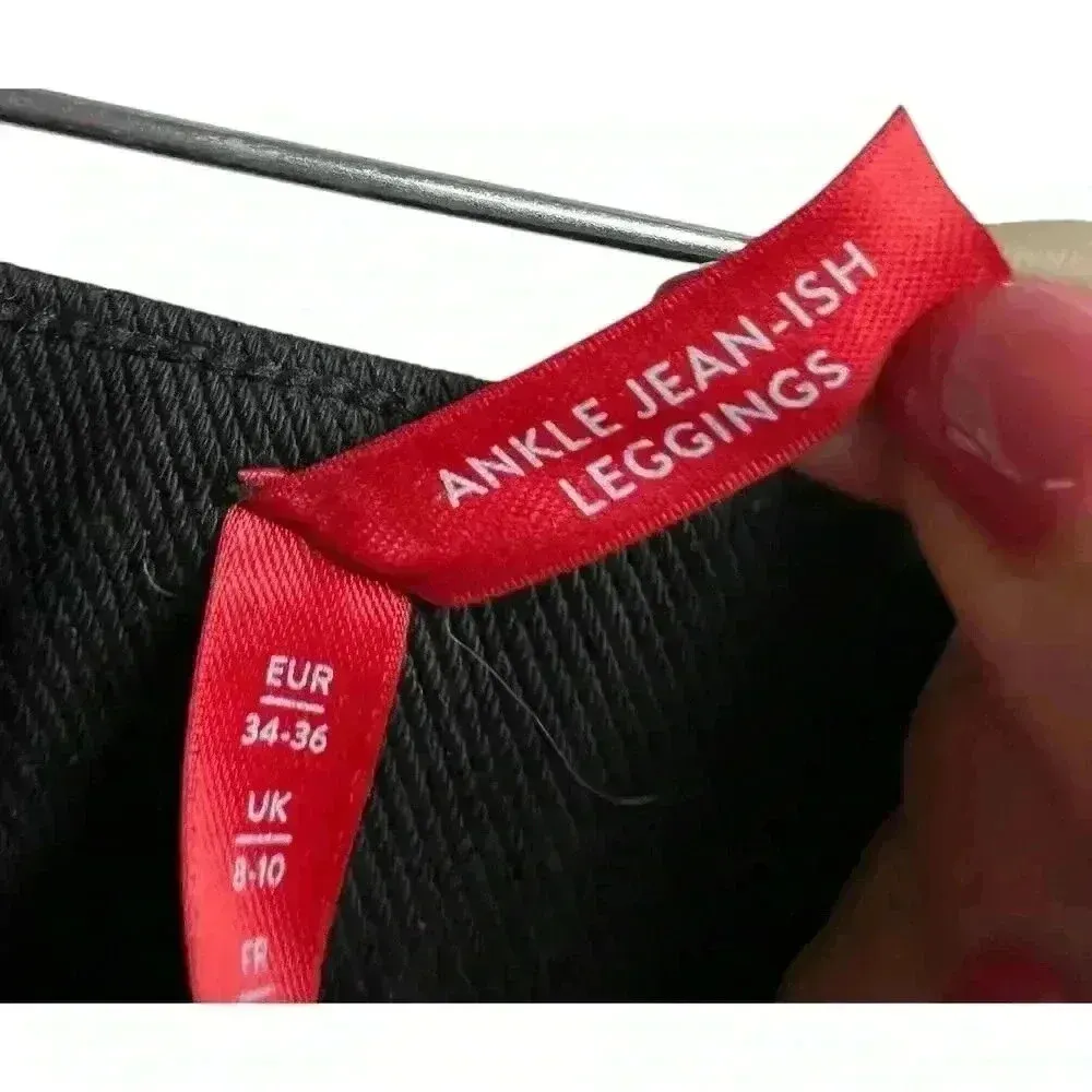 Spanx Black Ankle Jean-ish Leggings Jeans Small - Image 4