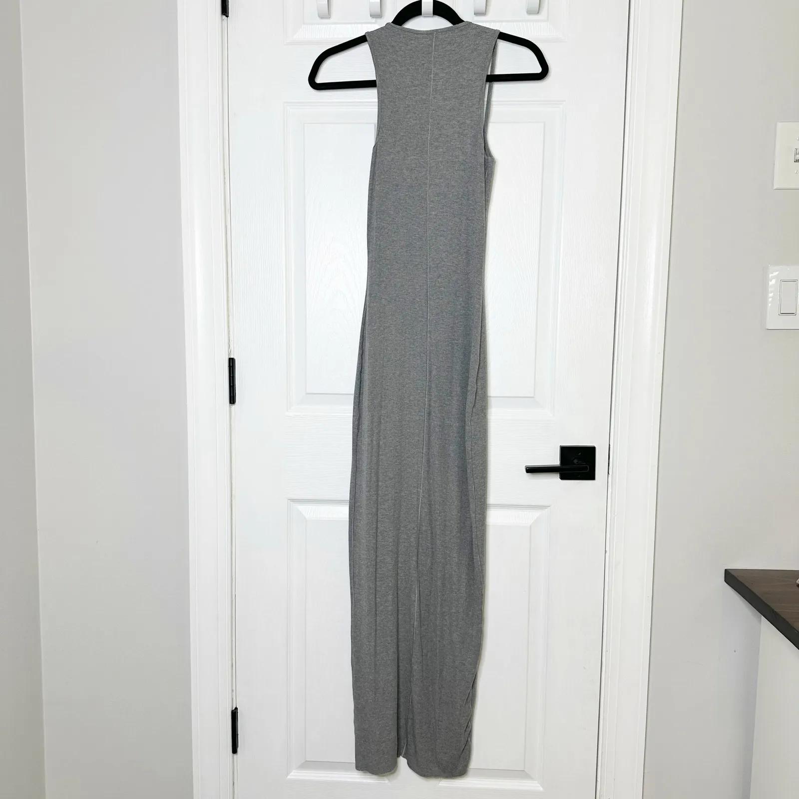 Skims‎ Size M Soft Lounge Geay Ribbed Bodycon Modal Slip Maxi Dress - Image 4