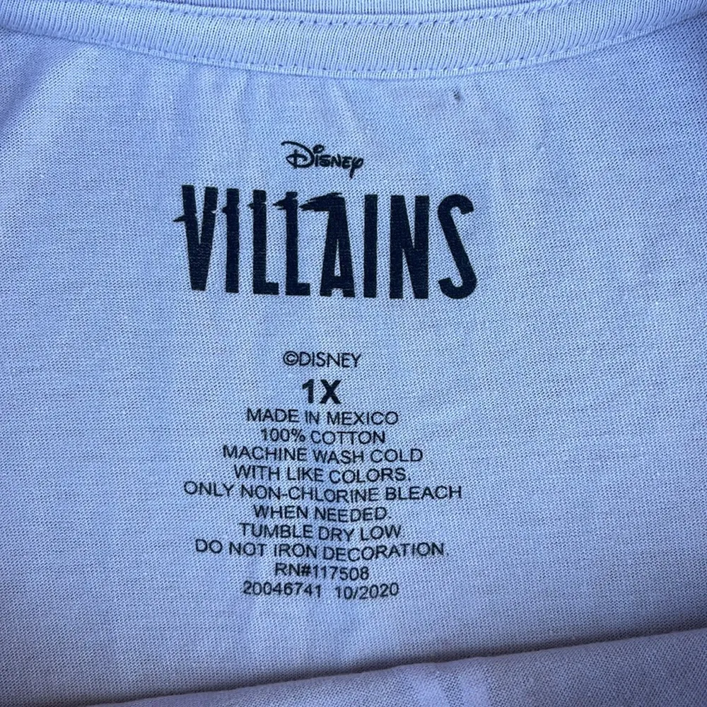 Disney Purple Villains Graphic T-Shirt size 1X NEW - Image 3