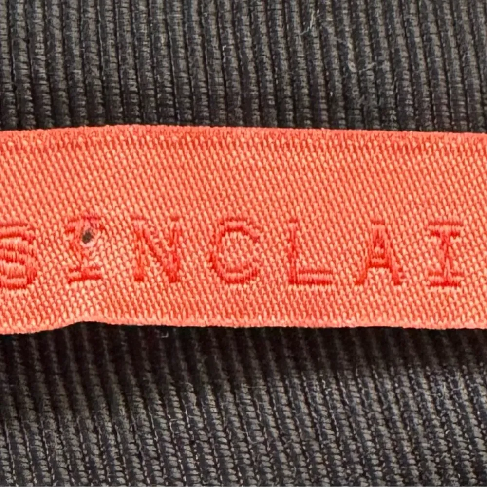 Sinclaire 10 black wool blend lamb l trim lined skirt, size 2 quiet luxury - Image 2