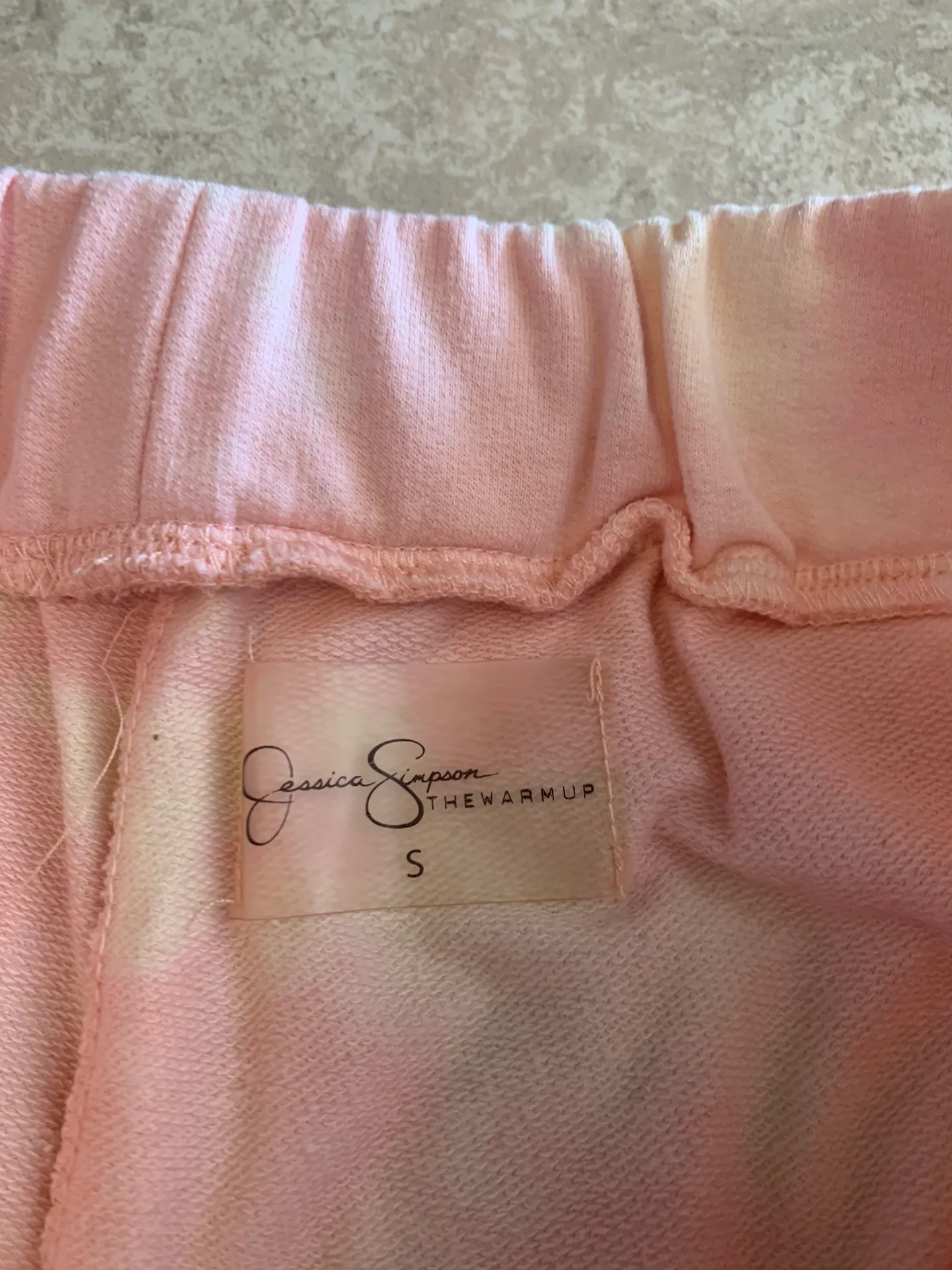 Jessica Simpson Light Pink Tie Dye Sweatpants - Image 3