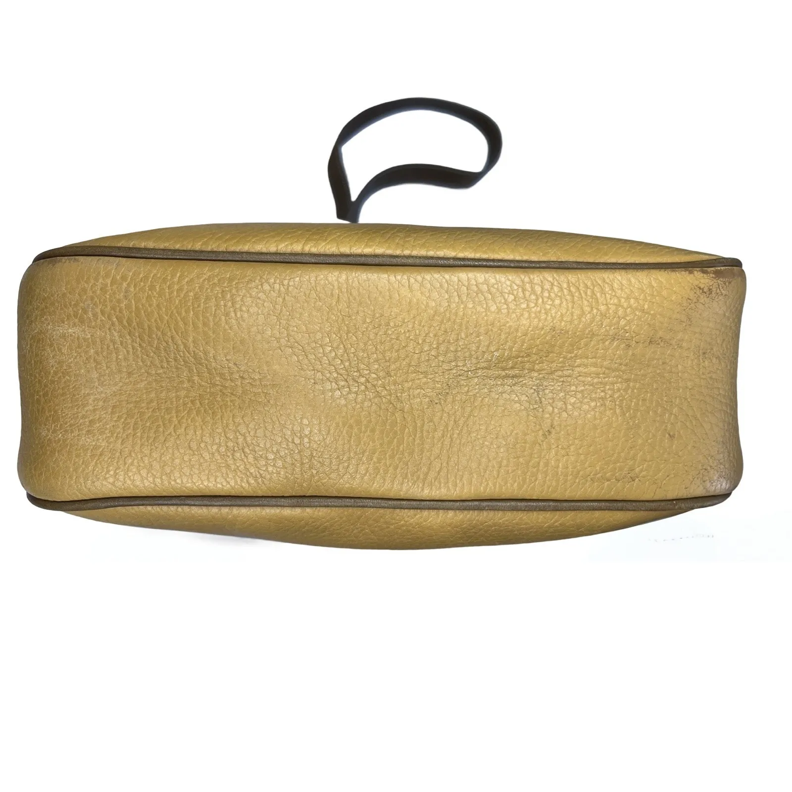 Loewe Tan Leather Crossbody Bag With Embossed Logo And Gold Hardware - Image 11