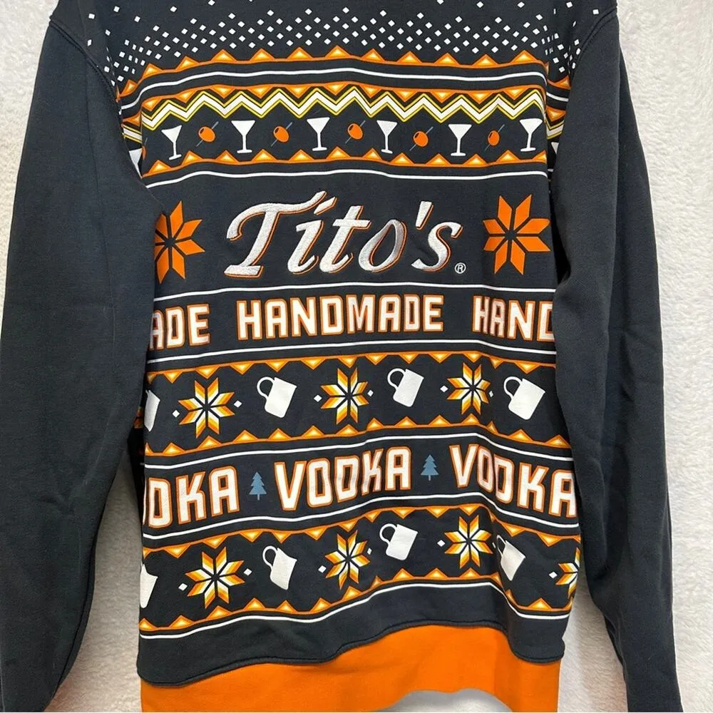 Tito’s‎ Not That Ugly Crewneck Long Sleeve Pullover Sweater Size S Gray - Image 3