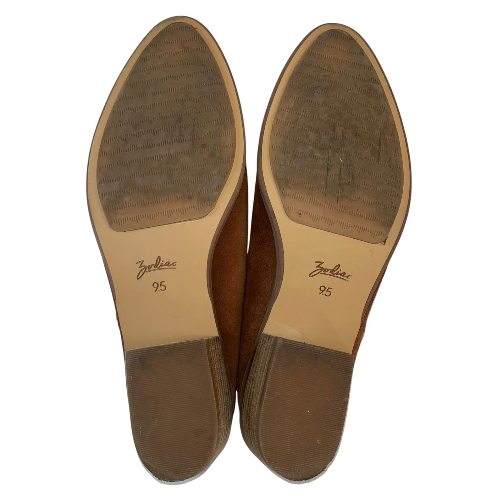 Zodiac Women’s Brown Leather Boho Western Cowgirl Neutral Minimalist Mule 9.5‎ - Image 6