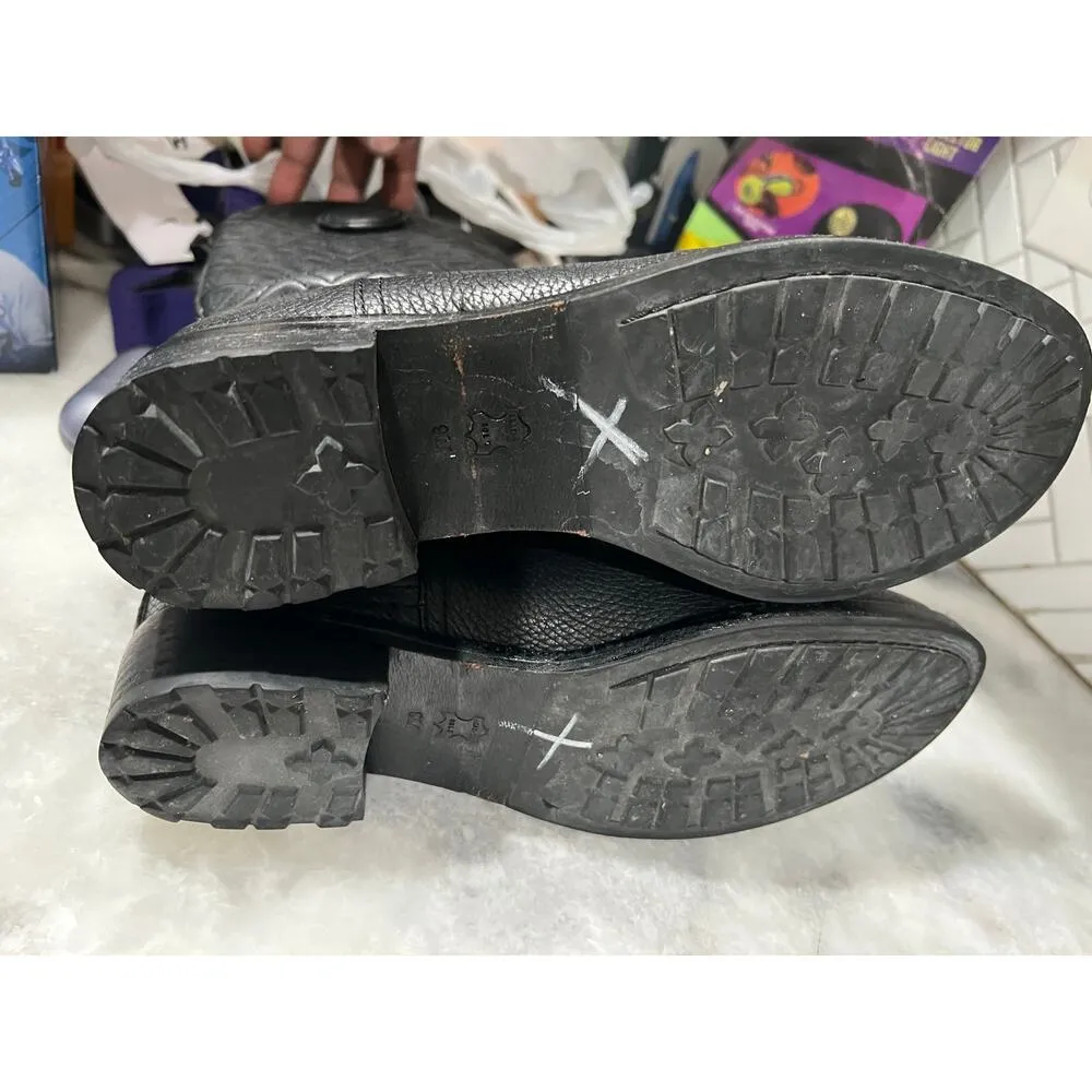 Tory Burch Marion Quilted Short Boots Black Leather Women’s Size 9M - Image 9