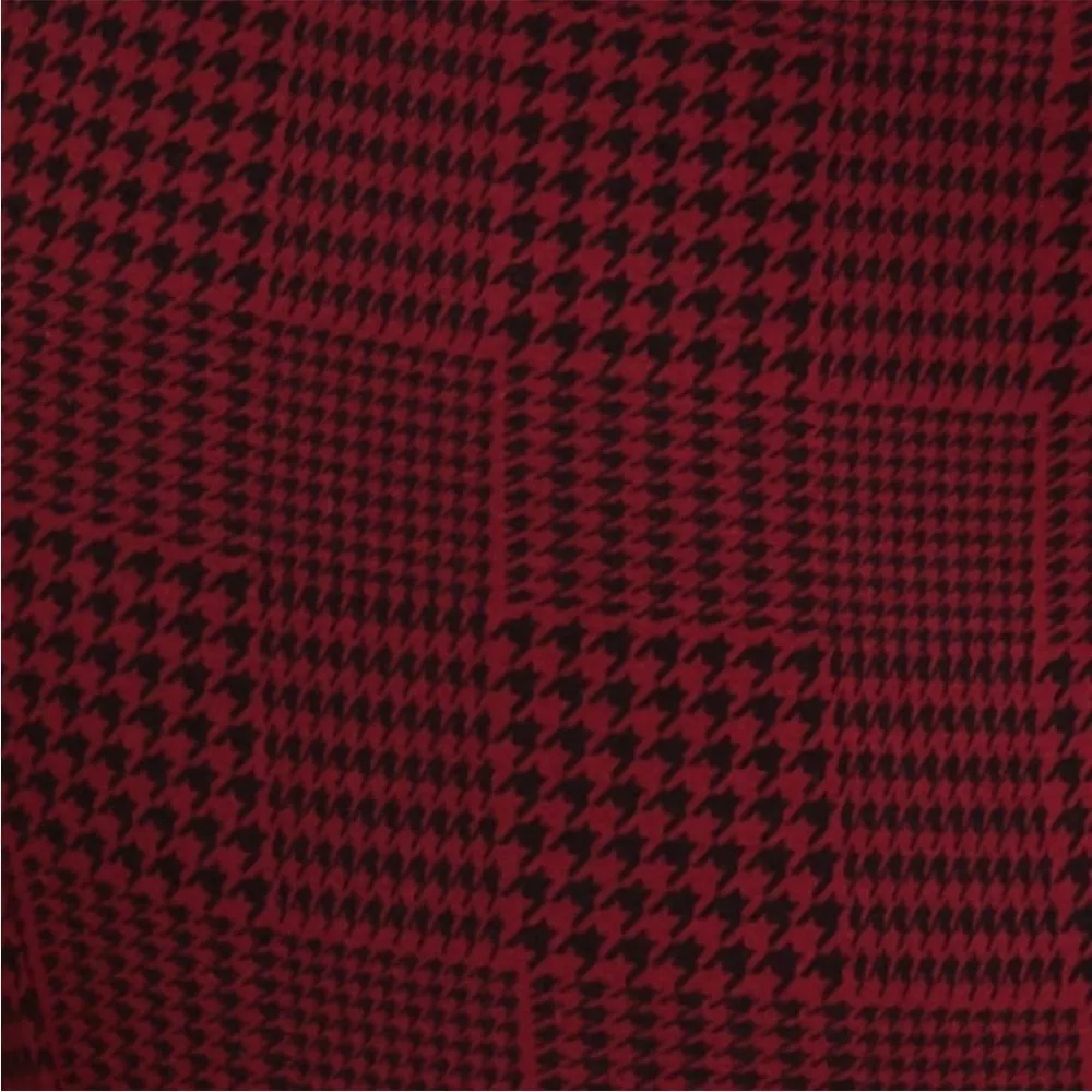 Torrid Red Plaid Houndstooth Pixie Ponte Pants - Image 3