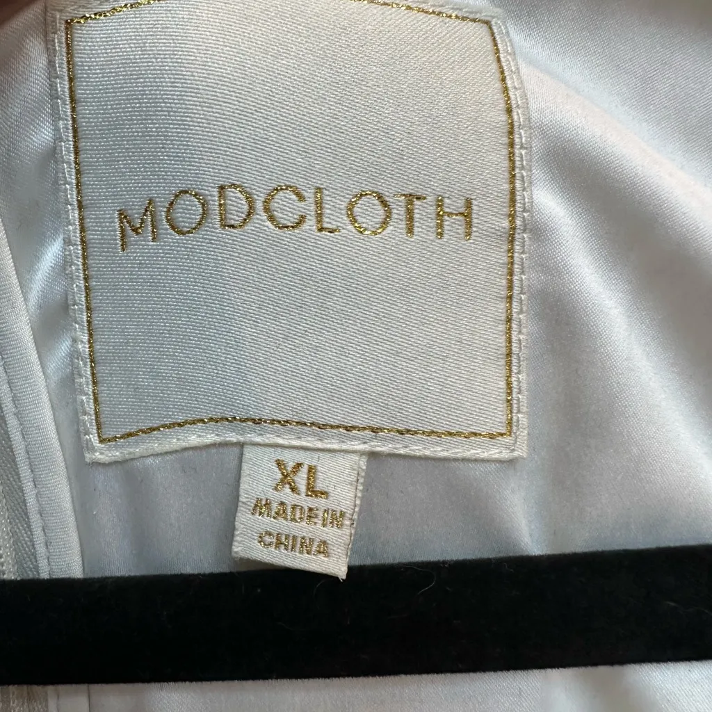 ModCloth Through the Bluebells Ivory Lace Dress Boho Hippie Wedding Size XL - Image 13