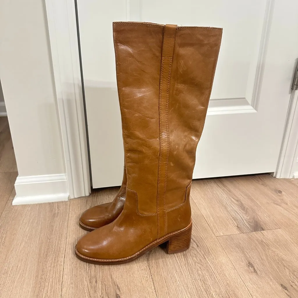 Tony Bianco  Apache Boots in Toffee Como Size US 8 - Image 4