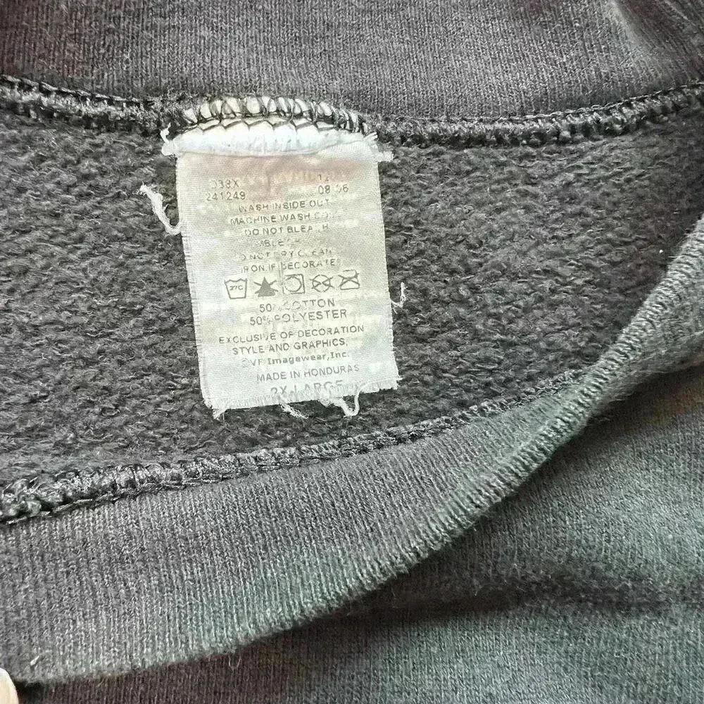 Vintage Black HoHoHo Santa Sweatshirt Air‎ Waves Inc. By Joan Elliott Size 2XL - Image 3