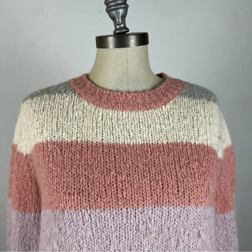 Aritzia Sunday Best Color Block Stripe Sweater - Image 3