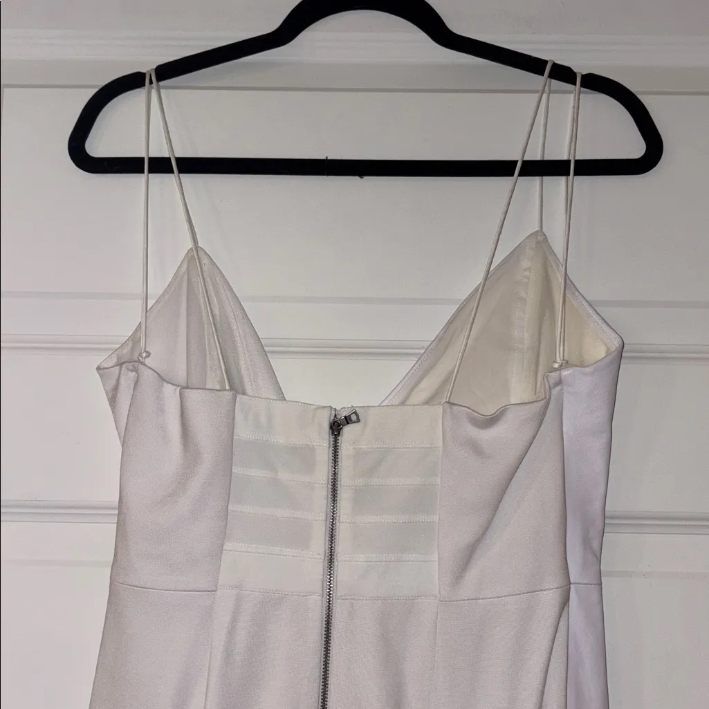 ALICE + OLIVIA Ashanti Leather Faux-Wrap Zip Mini Dress, NWT - Image 11