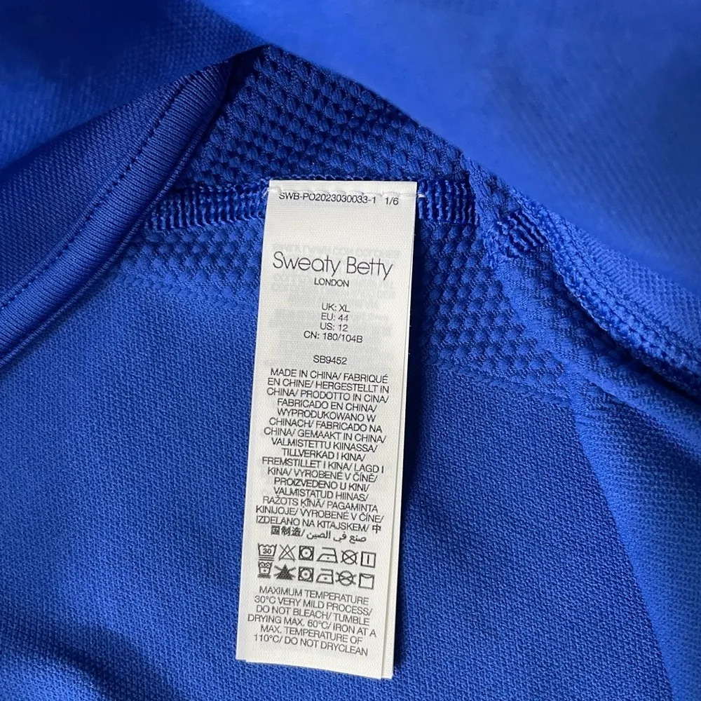 Sweaty Betty Athlete Doubleweight Seamless Workout Zip Up Jacket- Sz 12 🧡🎀 - Image 11