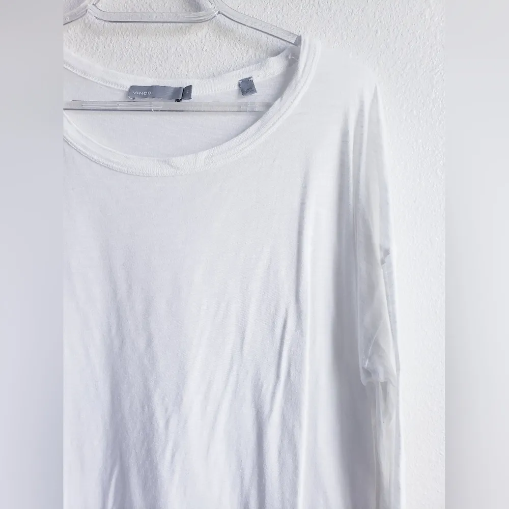 Vince Essential Long Sleeve Crew Neck T-Shirt - Image 2