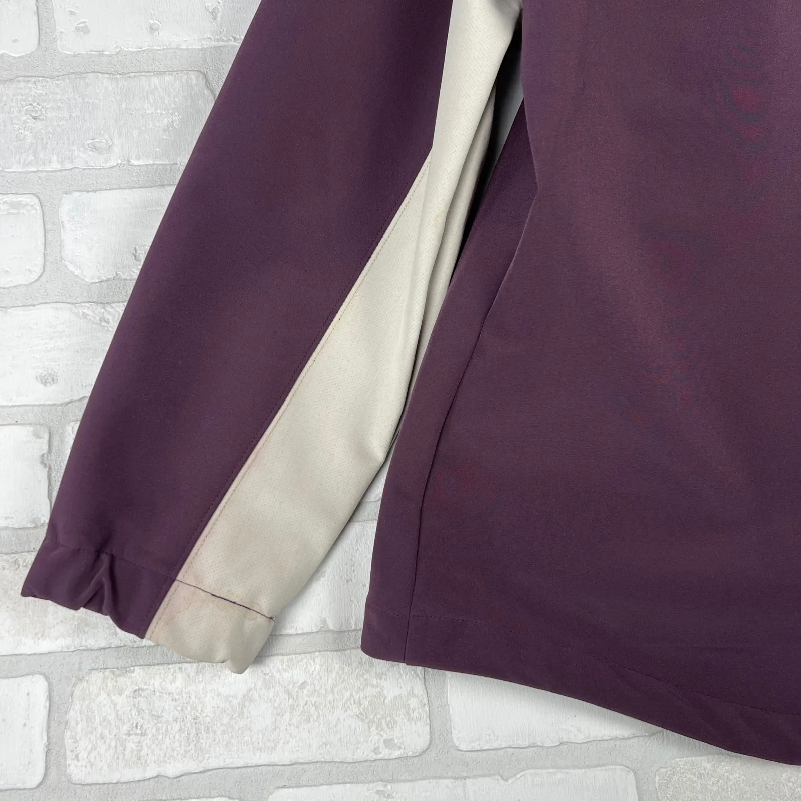 DICKIE'S‎ STORM Womens Softshell Jacket Hooded Plum Beige Outdoor, Size XL Purple - Image 11