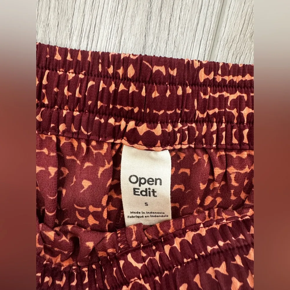 Women's Patterned Shorts - Red and Black - Image 3