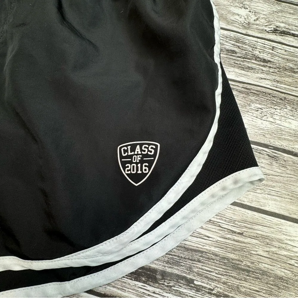 Unbranded Womens Class of 2016 Running Shorts Black White M Med Medium Quick Dry - Image 3