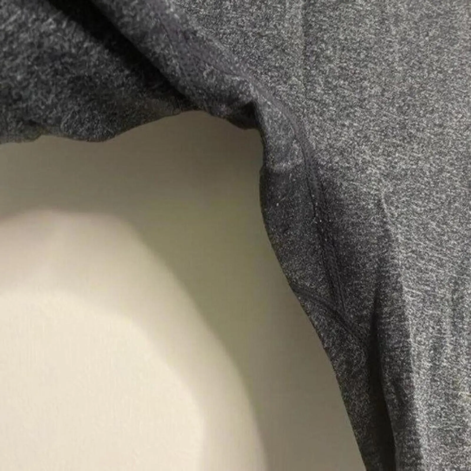 ✅Gray stretch workout gym, athletic leggings, running graphic, slim, fit Gray Size M - Image 3