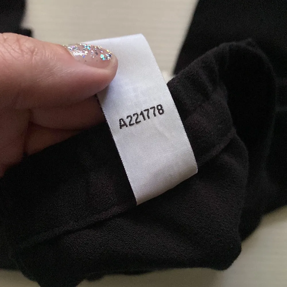 NWT Bob Mackie wearable art straight leg relaxed black pants, size XL - Image 7