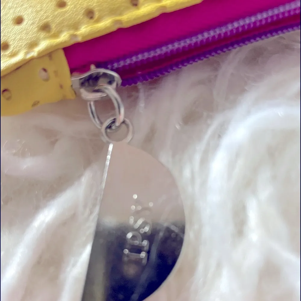 IPSY YELLOW GLAM COSMETIC BAG - Image 6