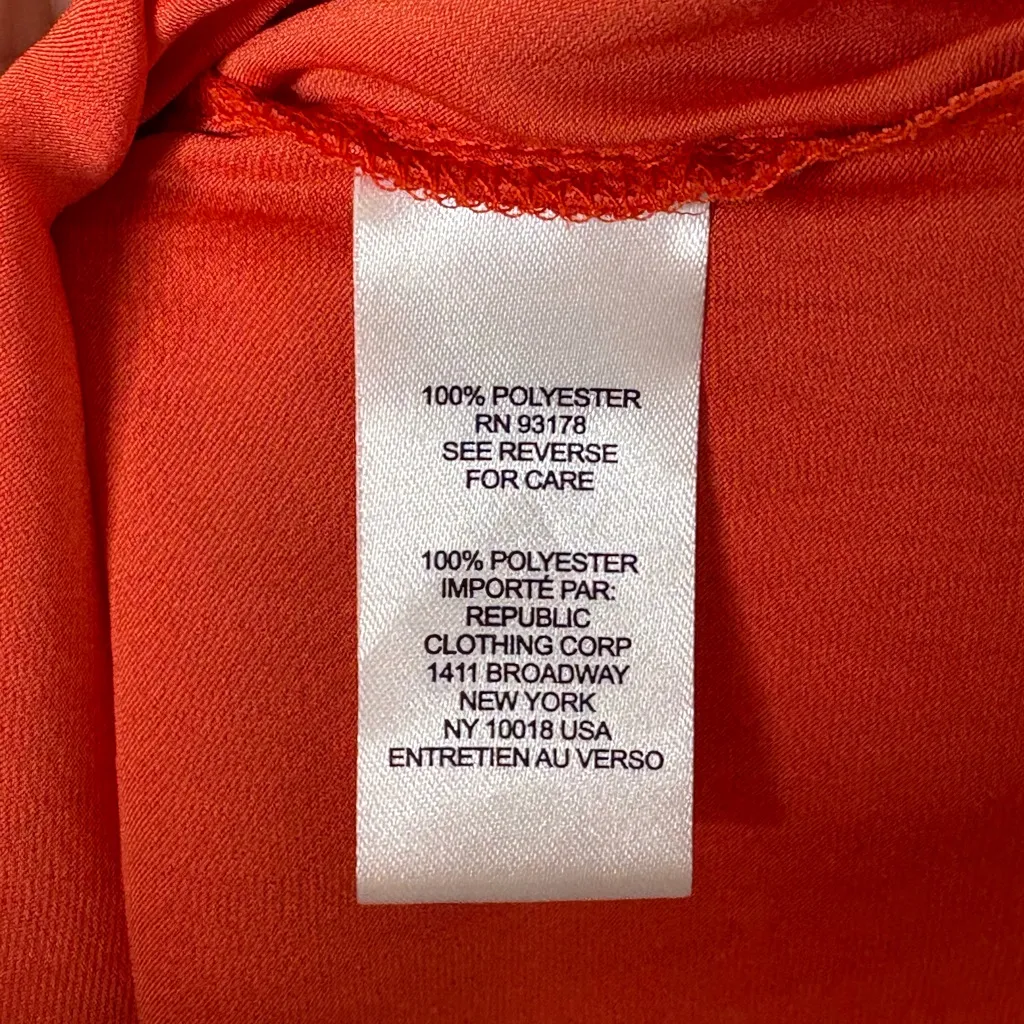 Joie Satin Mini Dress Long Sleeves Sz M 88 - Image 8