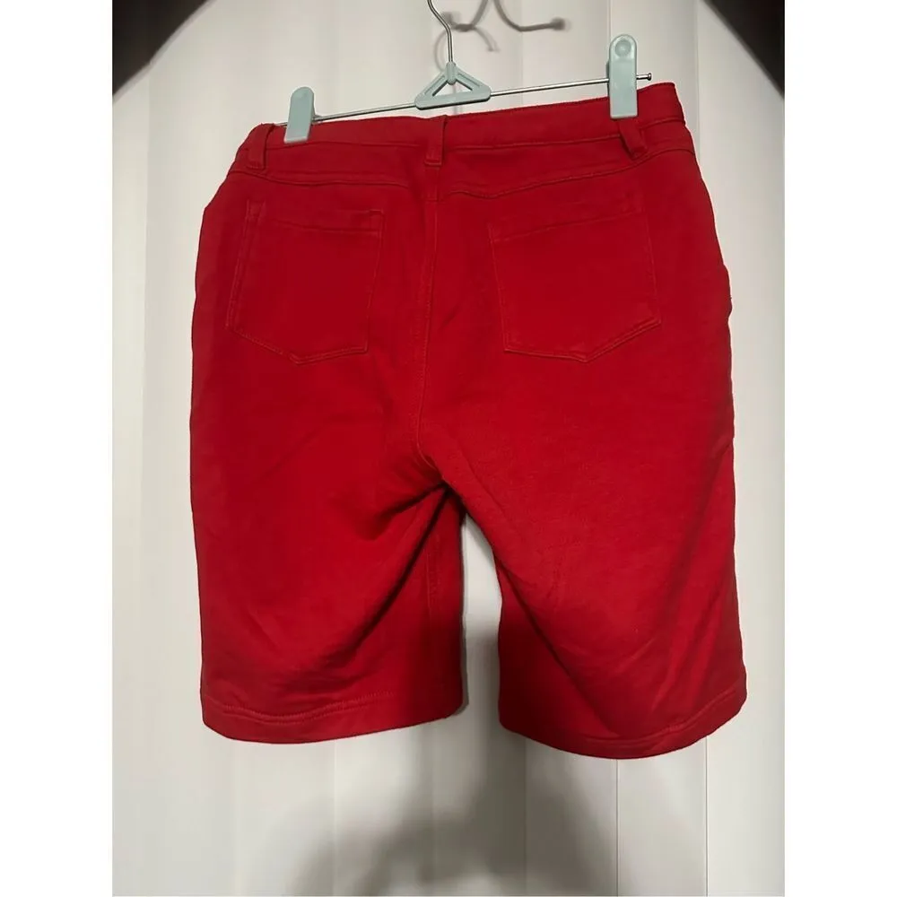 Body by Us jegging style red shorts Size M - Image 2